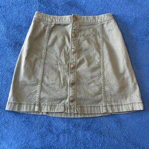 hollister petite a-line high rise miniskirt